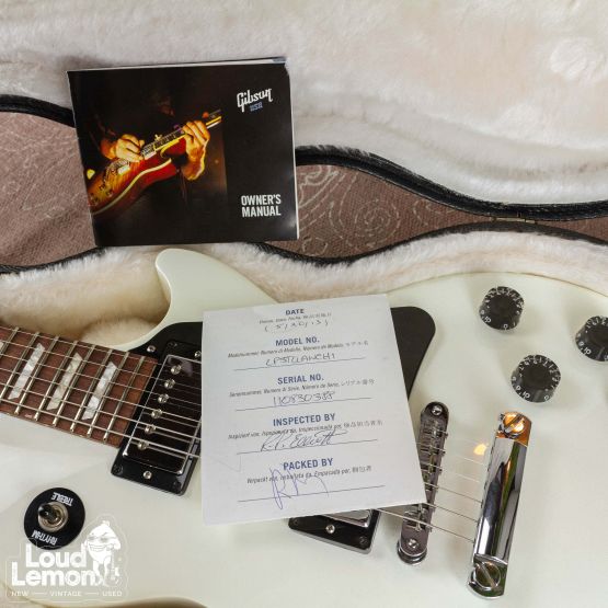 Gibson Les Paul Studio Alpine White 2013 USA электрогитар