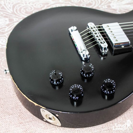 Gibson Les Paul Studio 60's Tribute Ebony 2013 USA электрогитара