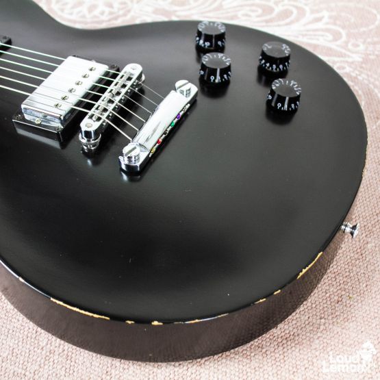 Gibson Les Paul Studio 60's Tribute Ebony 2013 USA электрогитара