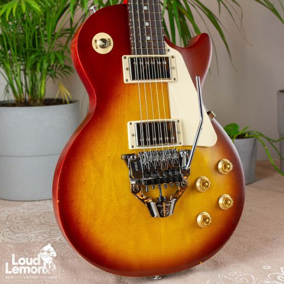 ‌Gibson Les Paul Tribute Studio Satin Iced Tea 2019 USA w/Floyd Rose электрогитара