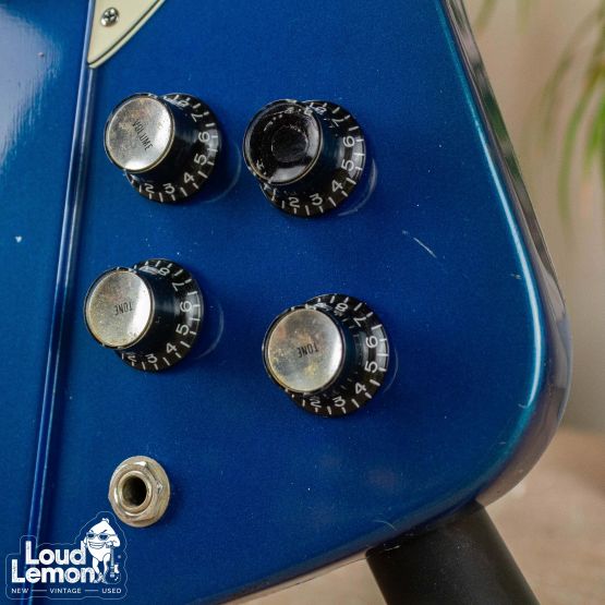Gibson Limited Edition Firebird V Sapphire Blue 2001 USA электрогитара
