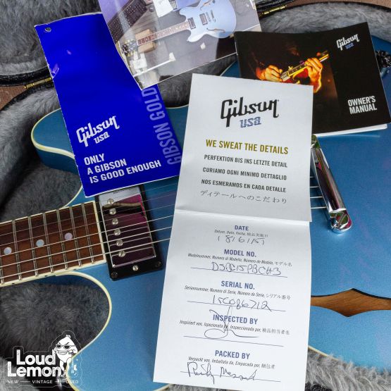 Gibson Midtown Standard Pelham Blue 2015 USA электрогитара