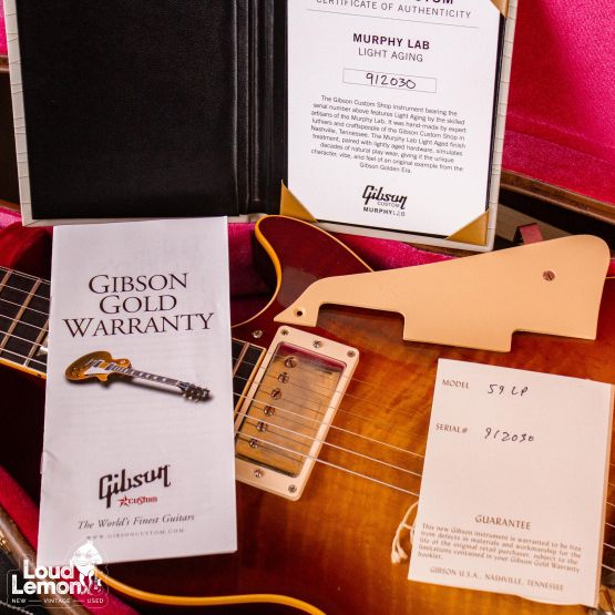 Gibson Murphy Lab 1959 Les Paul Standard Royal Tea Burst Light Age 2021 USA электрогитара