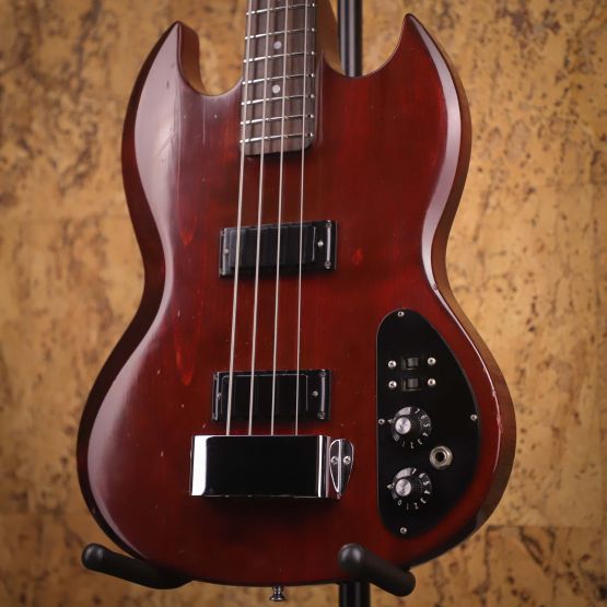 Gibson SB-350 Cherry 1973 USA бас-гитара