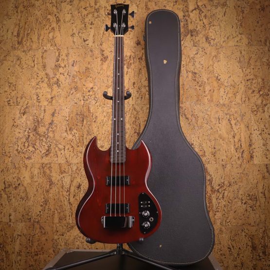 Gibson SB-350 Cherry 1973 USA бас-гитара