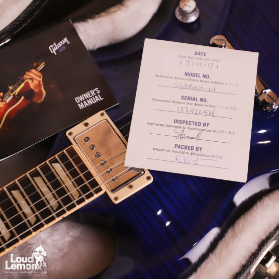Gibson SG Diablo Premium Plus Manhattan Midnight 2012 USA электрогитара