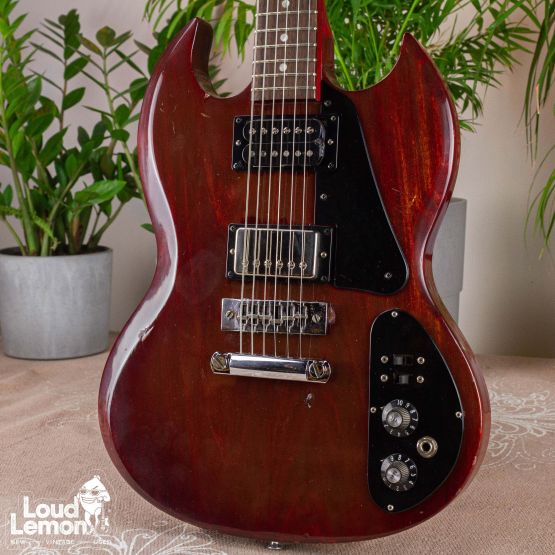 Gibson SG II Cherry 1972 USA электрогитара