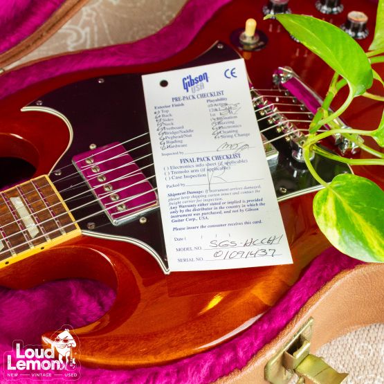 Gibson SG Standard Heritage Cherry 2001 USA электрогитара