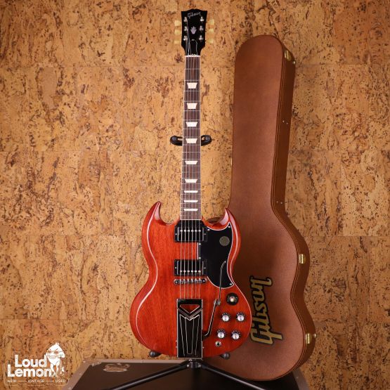 Gibson SG Standard '61 Sideways Vibrola Vintage Cherry 2022 USA электрогитара