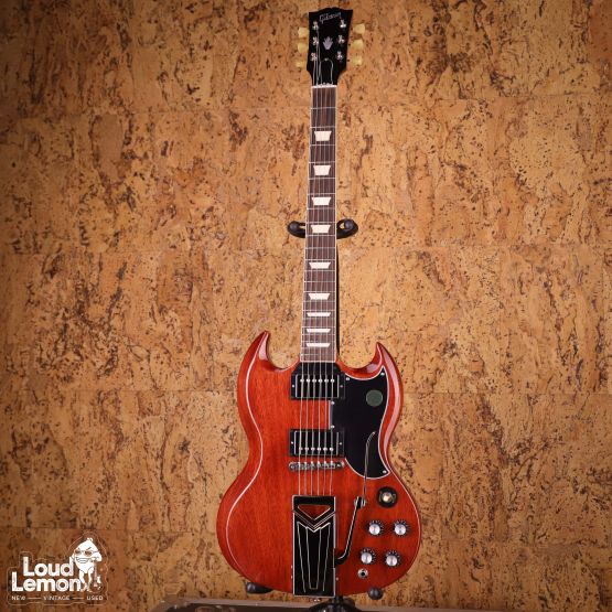 Gibson SG Standard '61 Sideways Vibrola Vintage Cherry 2022 USA электрогитара