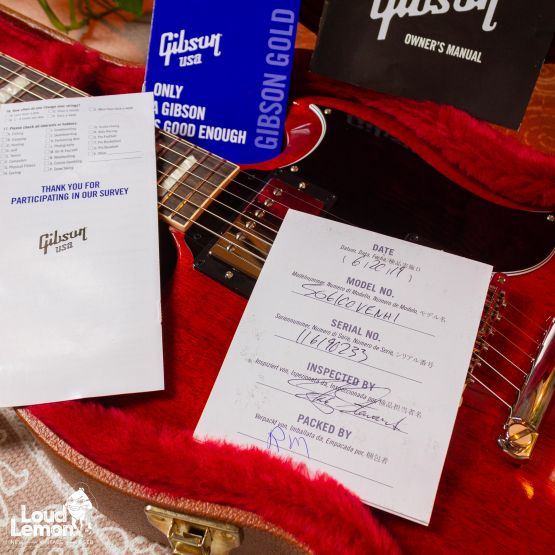 ‌Gibson SG Standard '61 Vintage Cherry 2019 USA электрогитара