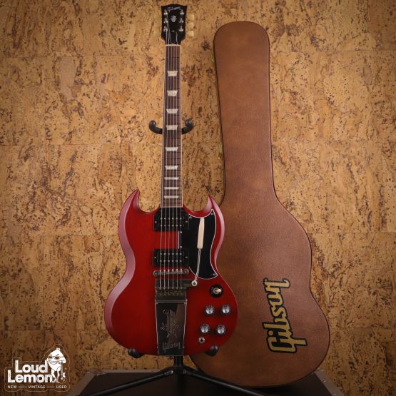 Gibson SG Standard ‘61 Faded Maestro Vibrola Vintage Cherry 2024 USA электрогитара