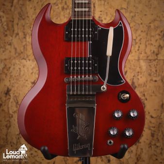 Gibson SG Standard ‘61 Faded Maestro Vibrola Vintage Cherry 2024 USA электрогитара