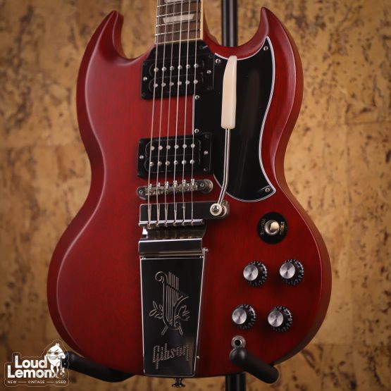 Gibson SG Standard ‘61 Faded Maestro Vibrola Vintage Cherry 2024 USA электрогитара