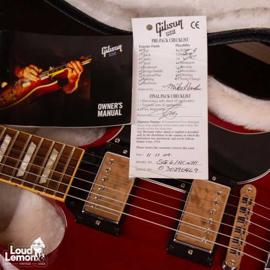 Gibson SG '61 Reissue Heritage Cherry 2009 USA электрогитара
