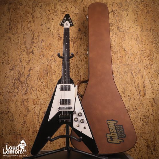 Gibson ’67 Reissue Flying V w/ Vibrola Ebony 1999 USA электрогитара