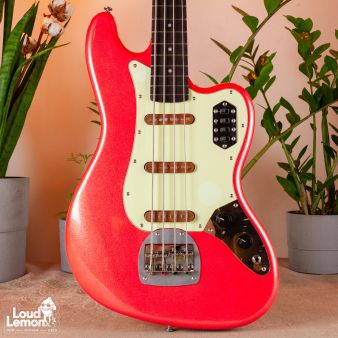 ‌Grass Roots G-T-64B L'Arc~en~Ciel Tetsuya Signature Bass IV Sparkle Fiesta Red 2000's Korea бас-гитара