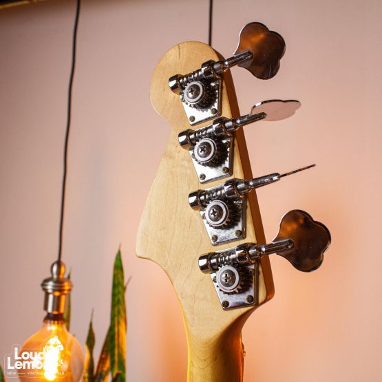 ‌Grass Roots G-T-64B L'Arc~en~Ciel Tetsuya Signature Bass IV Sparkle Fiesta Red 2000's Korea бас-гитара