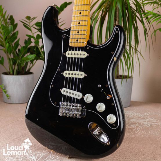 Greco SE600W Stratocaster Black 1977 Japan электрогитара