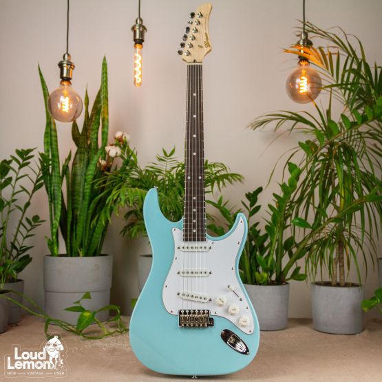 Greco WS-STD Stratocaster Sky Blue 2016 Japan электрогитара