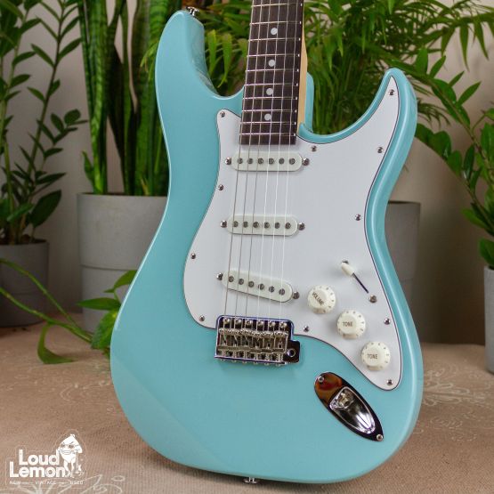 Greco WS-STD Stratocaster Sky Blue 2016 Japan электрогитара