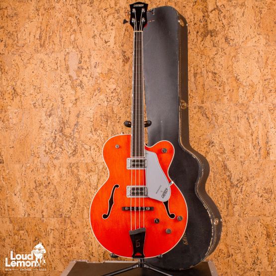Gretsch 6119B Broadkaster Bass Orange 1999 Japan бас-гитара