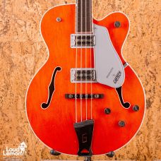Gretsch 6119B Broadkaster Bass Orange 1999 Japan бас-гитара