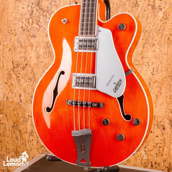 Gretsch 6119B Broadkaster Bass Orange 1999 Japan бас-гитара