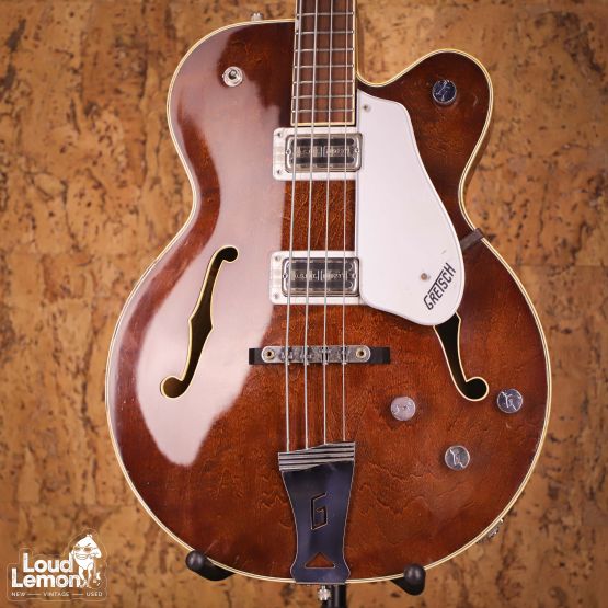 Gretsch 6119B Broadkaster Bass Walnut Stain 1991 Japan бас-гитара