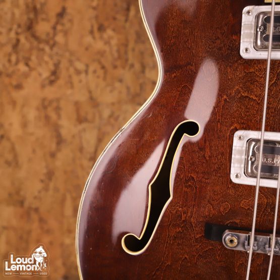 Gretsch 6119B Broadkaster Bass Walnut Stain 1991 Japan бас-гитара