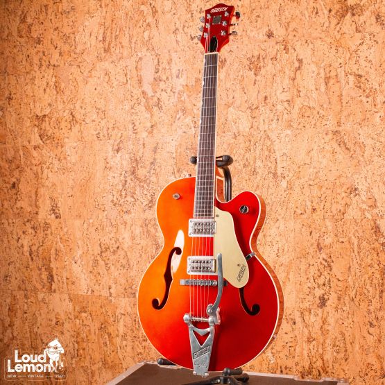 Gretsch 6120SH Brian Setzer Hot Rod Tangerine 1999 Japan электрогитара