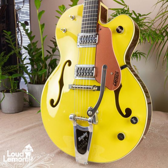 Gretsch G6118T-120 Anniversary Bamboo Yellow 2006 Japan электрогитары