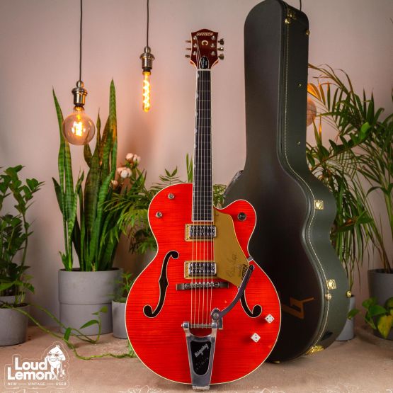 Gretsch G6120SSU Brian Setzer Nashville Orange 2004 Japan электрогитара