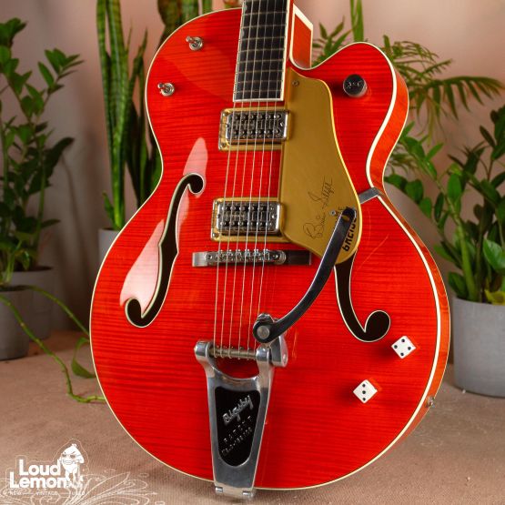 Gretsch G6120SSU Brian Setzer Nashville Orange 2004 Japan электрогитара