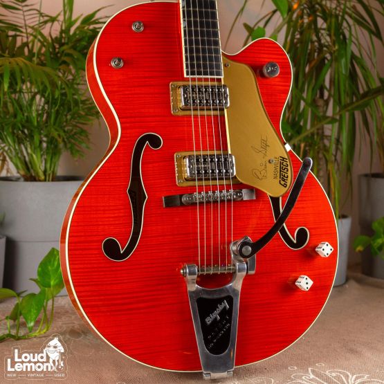 Gretsch G6120SSU Brian Setzer Nashville Orange 2004 Japan электрогитара