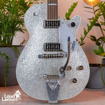 Gretsch G6129T 1957 Duo Jet Silver Sparkle 2006 Japan электрогитара