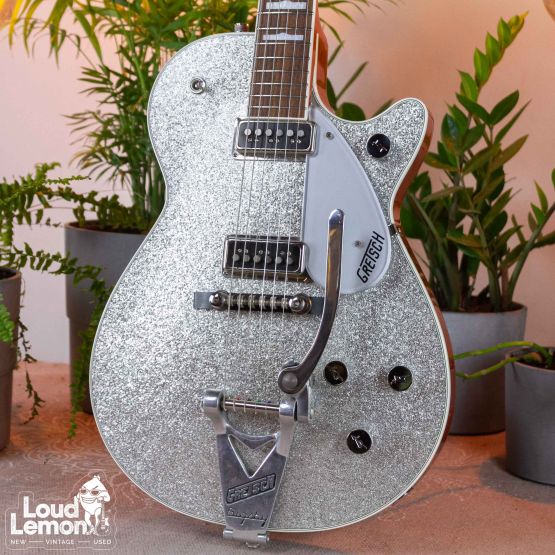 Gretsch G6129T 1957 Duo Jet Silver Sparkle 2006 Japan электрогитара