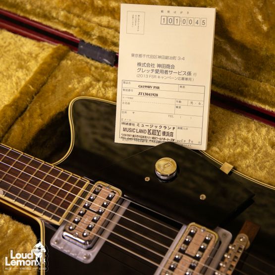 Gretsch FSR G6199RV Jupiter Thunderbird Billy Bo Reverse Body Black 2013 Japan электрогитара