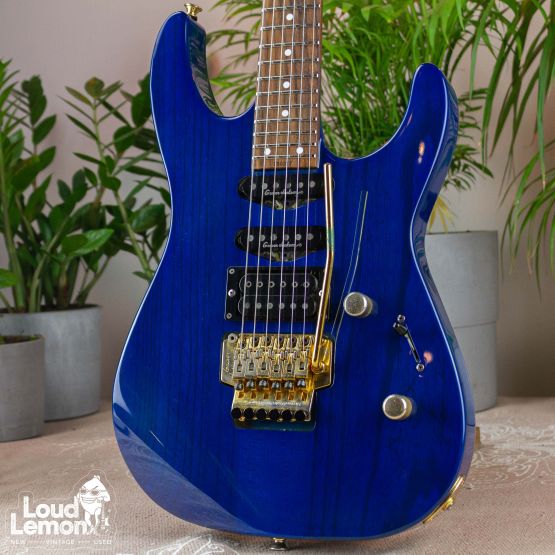 ‌Grover Jackson Soloist Transparent Blue 2000 Japan электрогитра