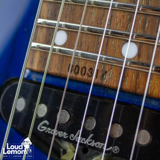 ‌Grover Jackson Soloist Transparent Blue 2000 Japan электрогитра