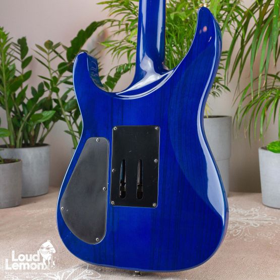 ‌Grover Jackson Soloist Transparent Blue 2000 Japan электрогитра