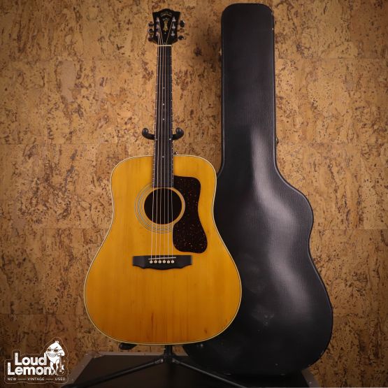 Guild D-44 Natural 1974 USA акустическая гитара