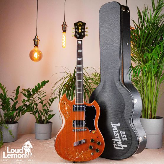 Guild S-100 Standard Carved Acorn Natural 1975 USA электрогитара