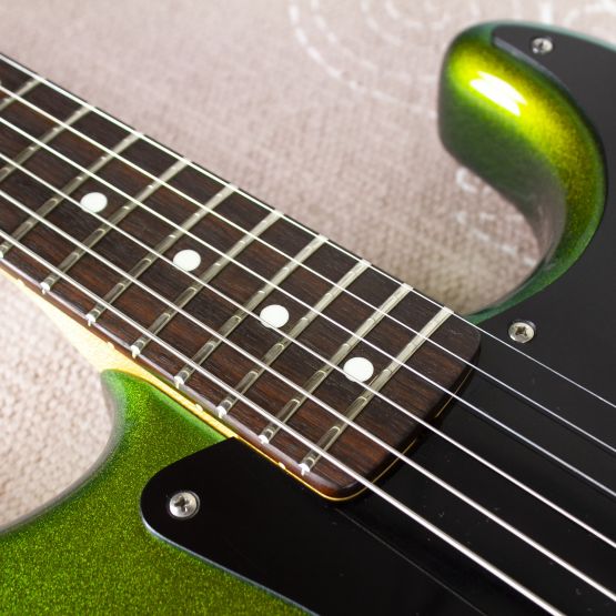 Squier Stratocaster ST-331K Chameleon Green 1985 Japan электрогитара