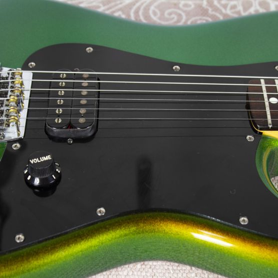Squier Stratocaster ST-331K Chameleon Green 1985 Japan электрогитара