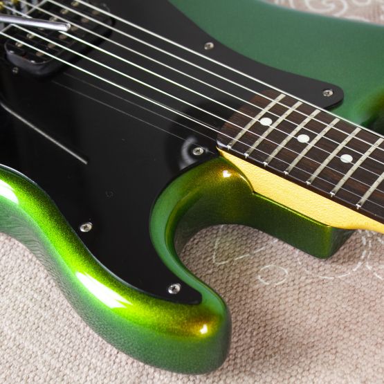 Squier Stratocaster ST-331K Chameleon Green 1985 Japan электрогитара