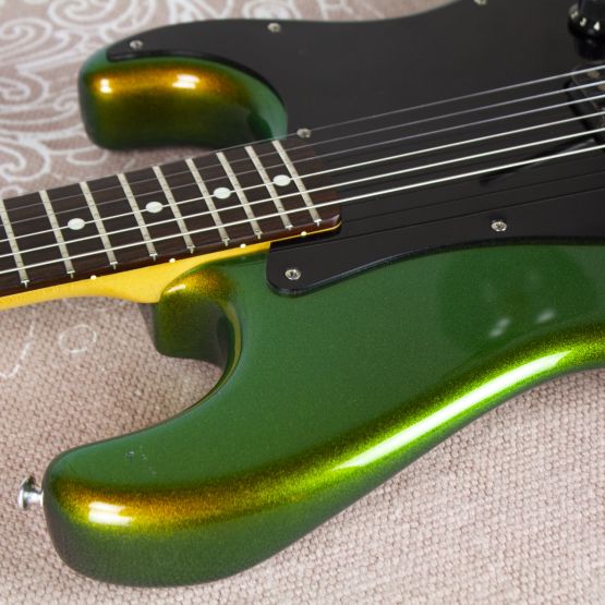 Squier Stratocaster ST-331K Chameleon Green 1985 Japan электрогитара
