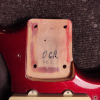 Fender JM66 Jazzmaster Old Candy Apple Red 2008 Japan электрогитара