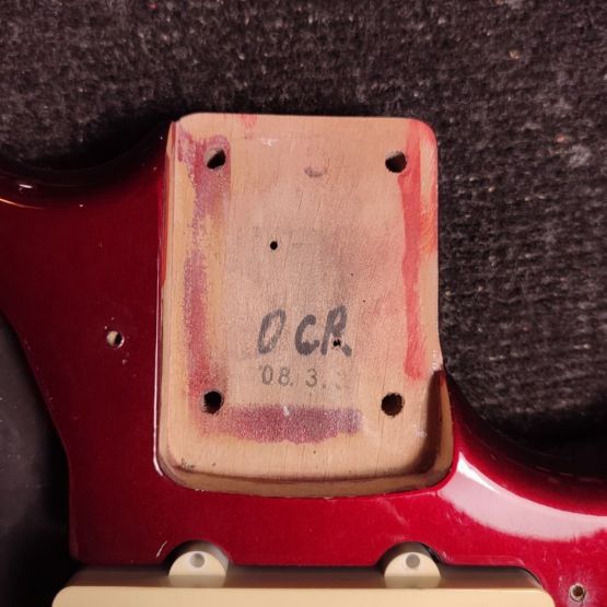 Fender JM66 Jazzmaster Old Candy Apple Red 2008 Japan электрогитара