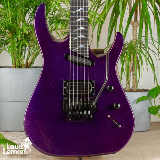 Hamer Limited Edition Californian Elite Reverse Purple Metal Flake 1989 USA электрогитара